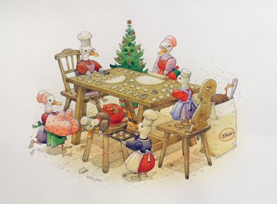 Ducks Christmas, 1999 by Kestutis Kasparavicius